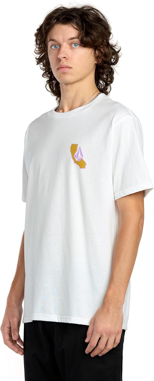 Volcom Men's California Dreaming Short Sleeve Tee White