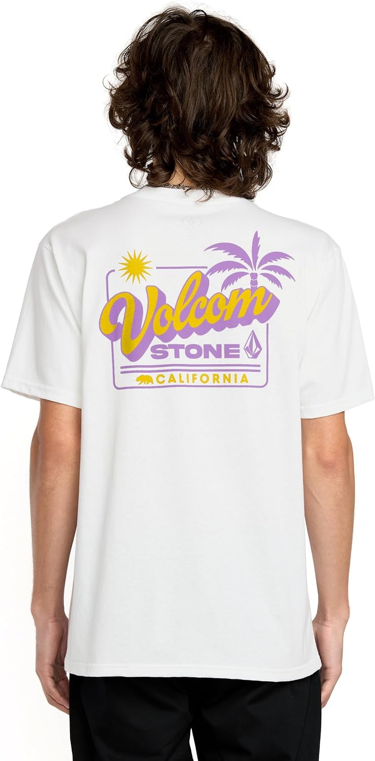 Volcom Men's California Dreaming Short Sleeve Tee White