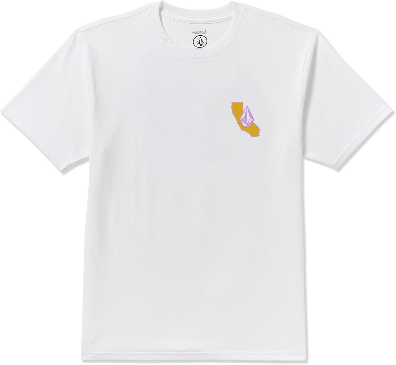 Volcom Men's California Dreaming Short Sleeve Tee White