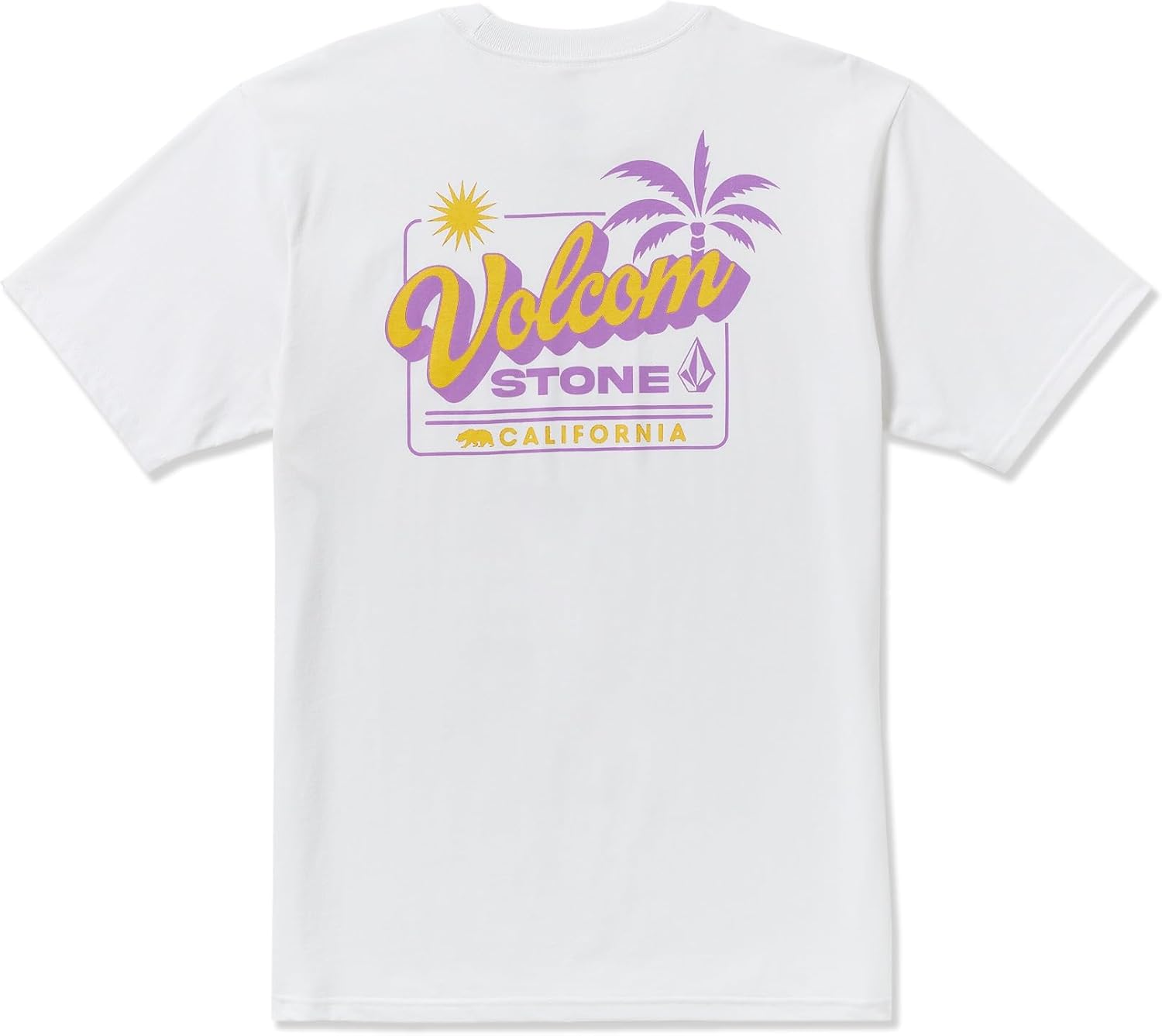 Volcom Men's California Dreaming Short Sleeve Tee White