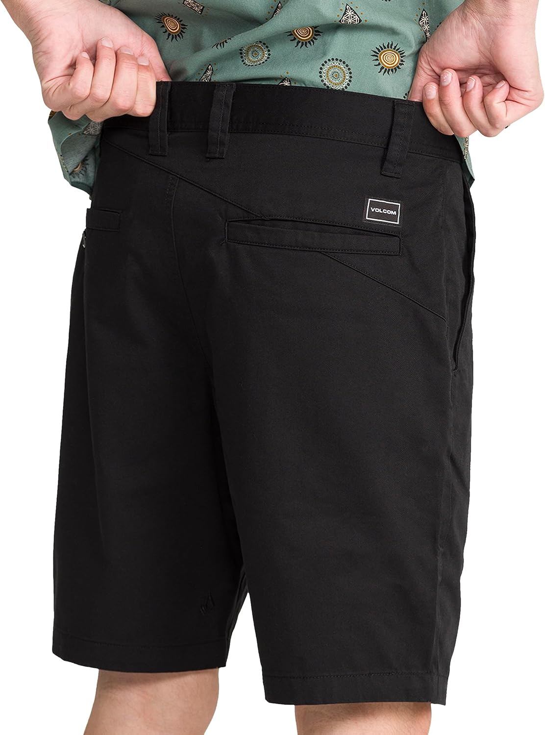 Volcom Men's Frickin Drifter 20" Chino Walk Short Black