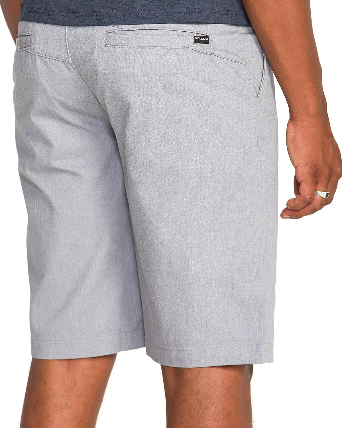 Volcom Men's Vmonty Chino Shorts – 22 Outseam, Relaxed Fit, Durable Cotton Fabric Heather Grey