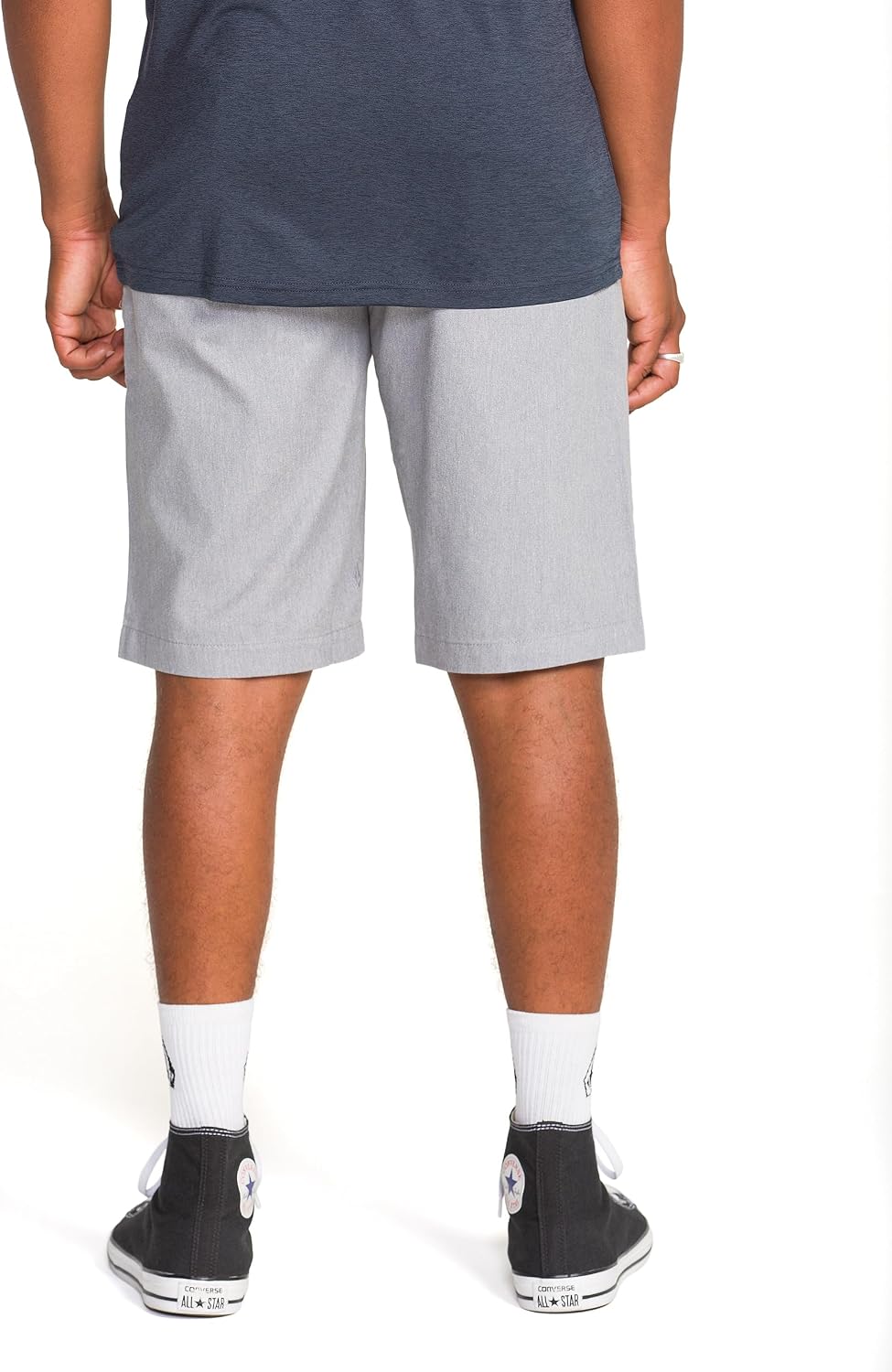 Volcom Men's Vmonty Chino Shorts – 22 Outseam, Relaxed Fit, Durable Cotton Fabric Heather Grey