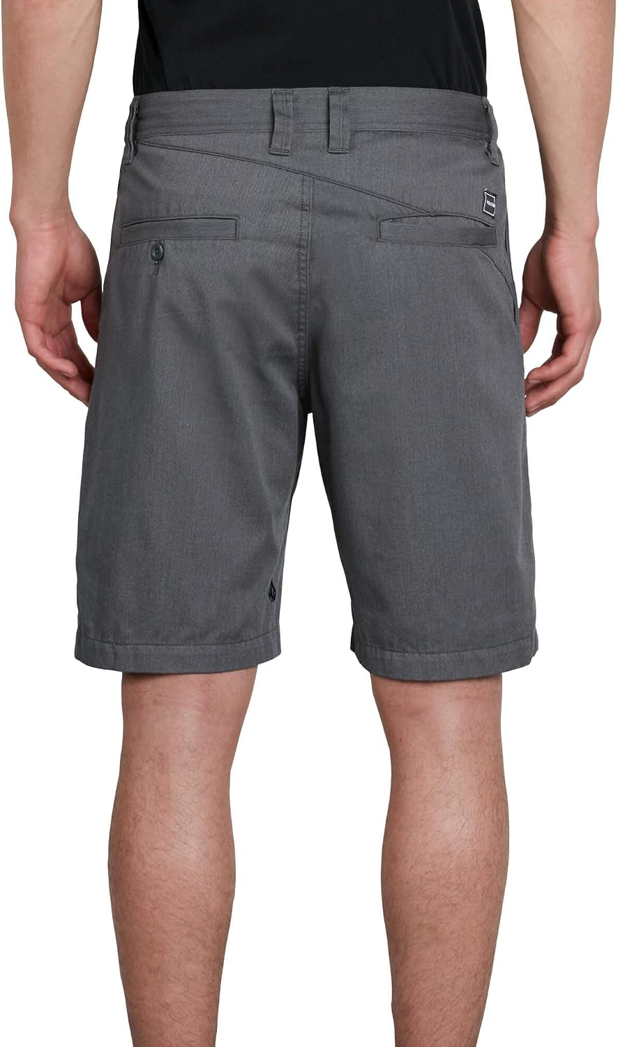 Volcom Men's Frickin Drifter 20" Chino Walk Short Charcoal Heather