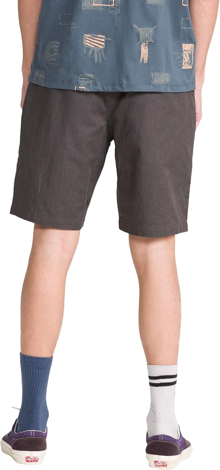 Volcom Men's Frickin Drifter 20" Chino Walk Short Charcoal Heather