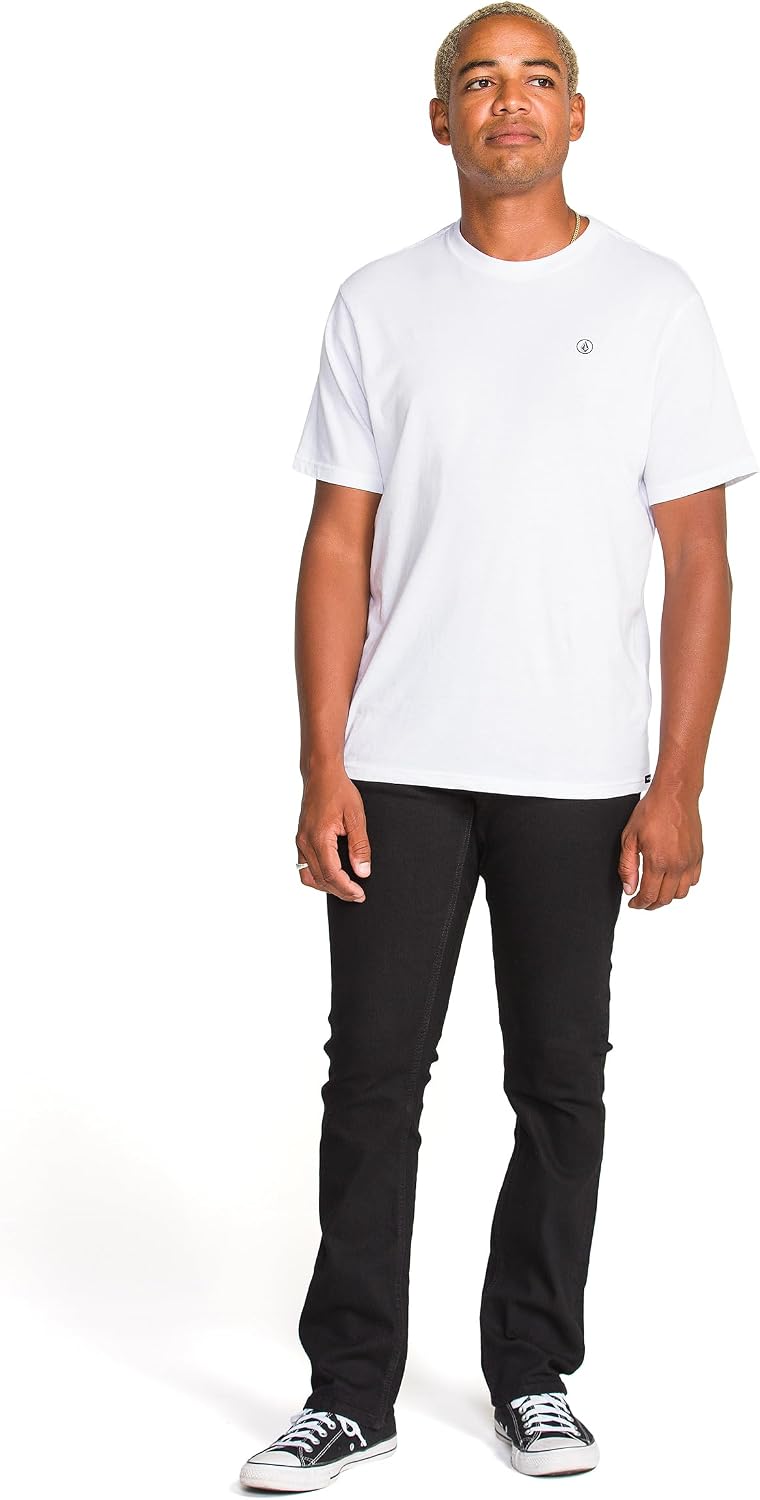 Volcom Men's Vorta Slim Fit Stretch Denim Jean V Black