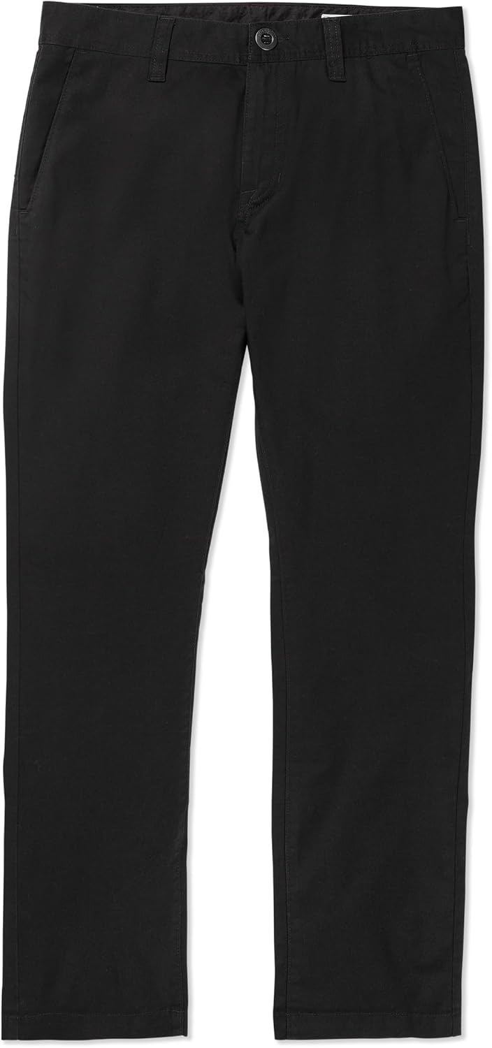 Volcom Unisex Adult Frickin Slim Chino Casual Pants, Black - New, 28 US