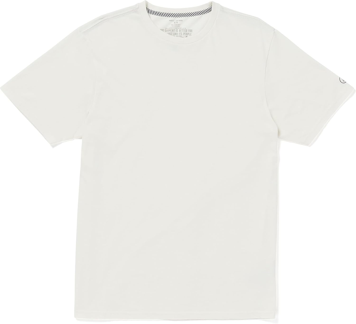 Volcom Men's Solid Short Sleeve Tee Off-white