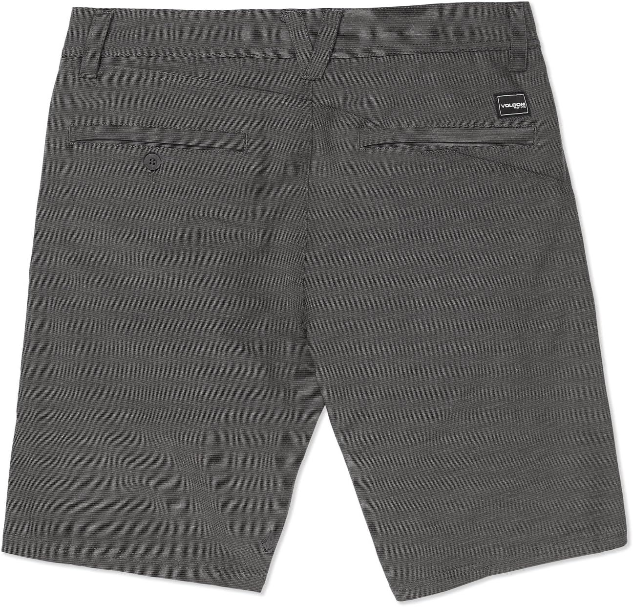 Volcom Men's Regular Frickin Cross Shred 20" Hybrid Water Repellent Short Black Slub