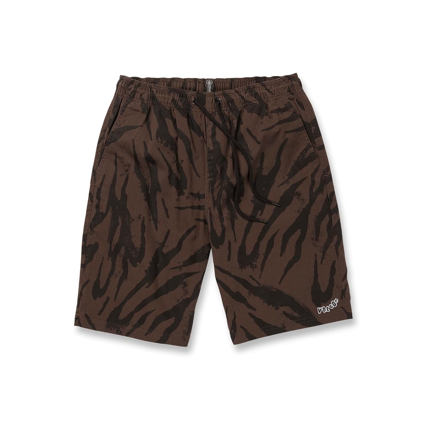 Volcom Men's Steppen Ew 17" Elastic Waist Short Dark Brown