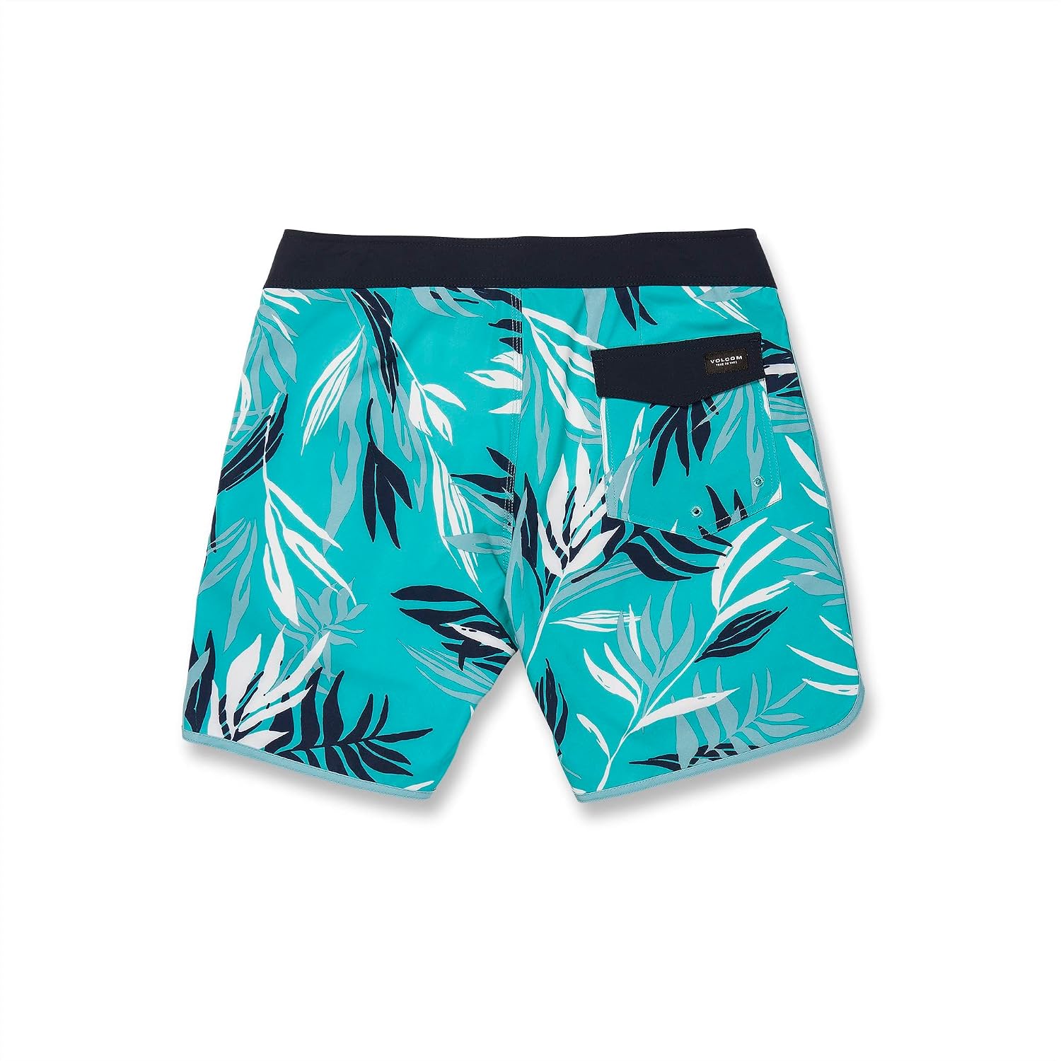 Volcom Men's Bleeding Leaf Mod 18" Boardshort Trunk Electric Blue