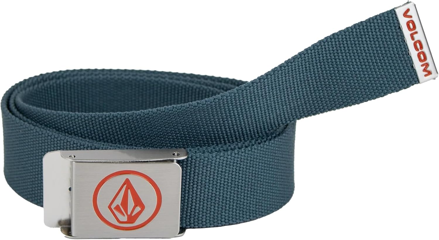 Volcom Circle Web Belt | Durable Webbed Strap Belt for Men Balsam Green