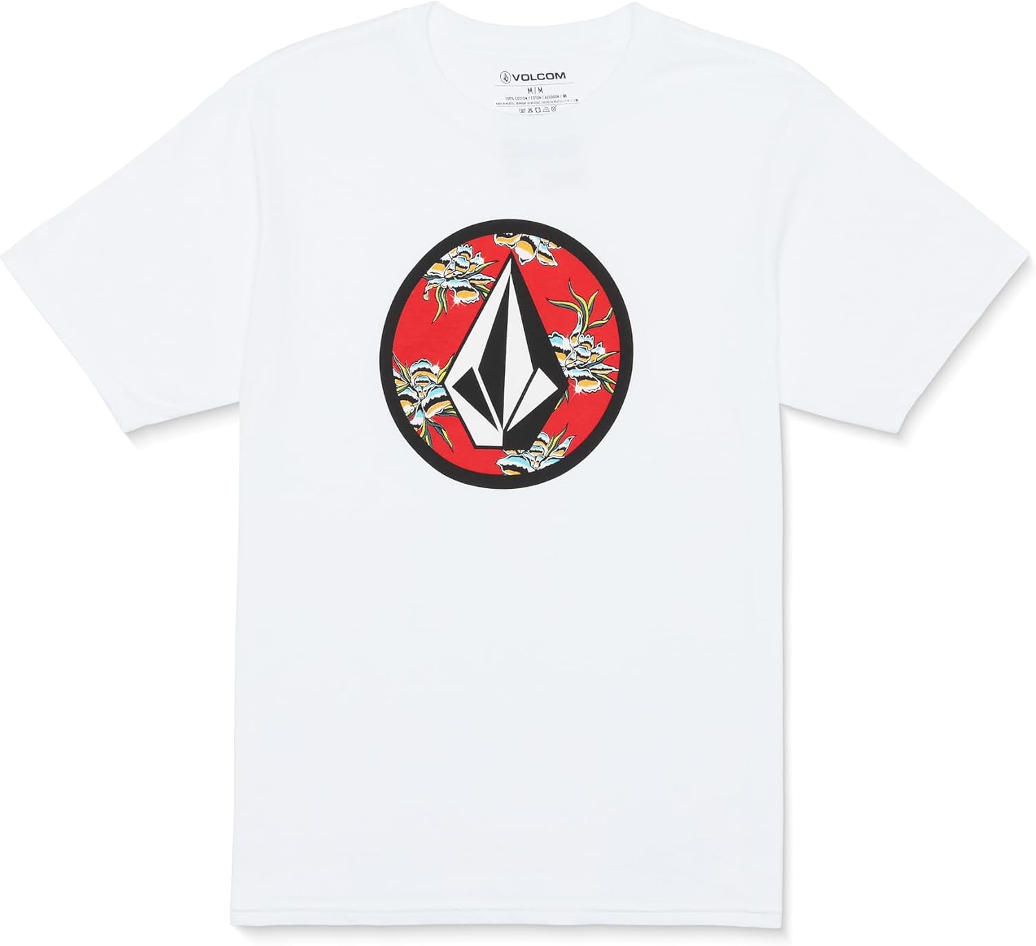 Volcom Men's Circle Stone SST White Crisp