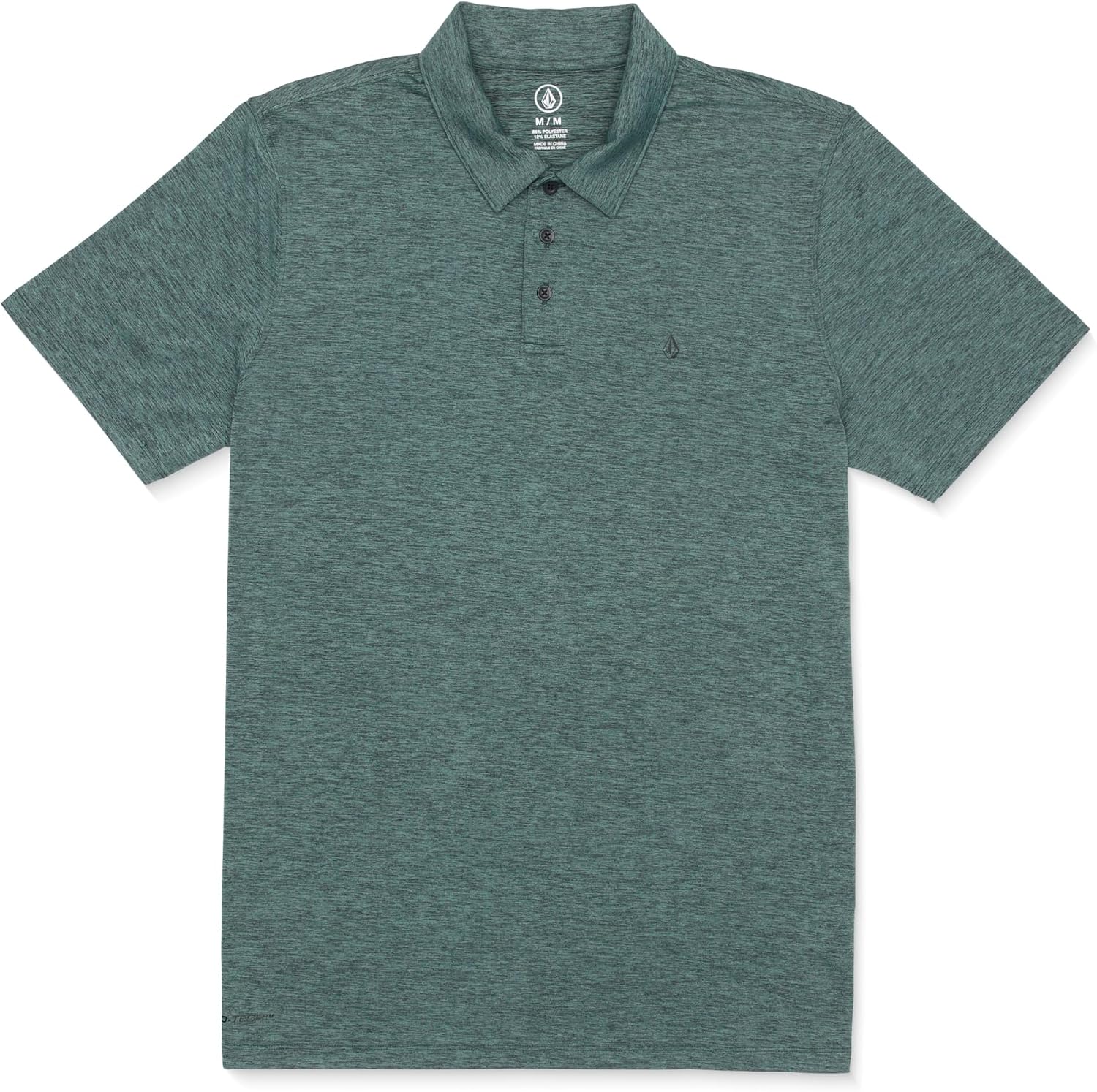 Volcom Men's Wowzer Hazard Performance Golf Polo Petrol
