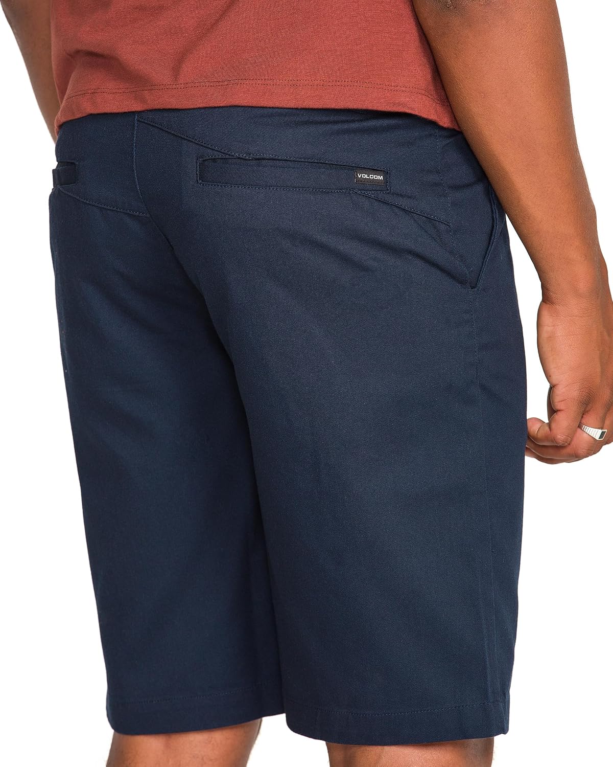 Volcom Men's Vmonty Chino Shorts – 22 Outseam, Relaxed Fit, Durable Cotton Fabric Dark Navy