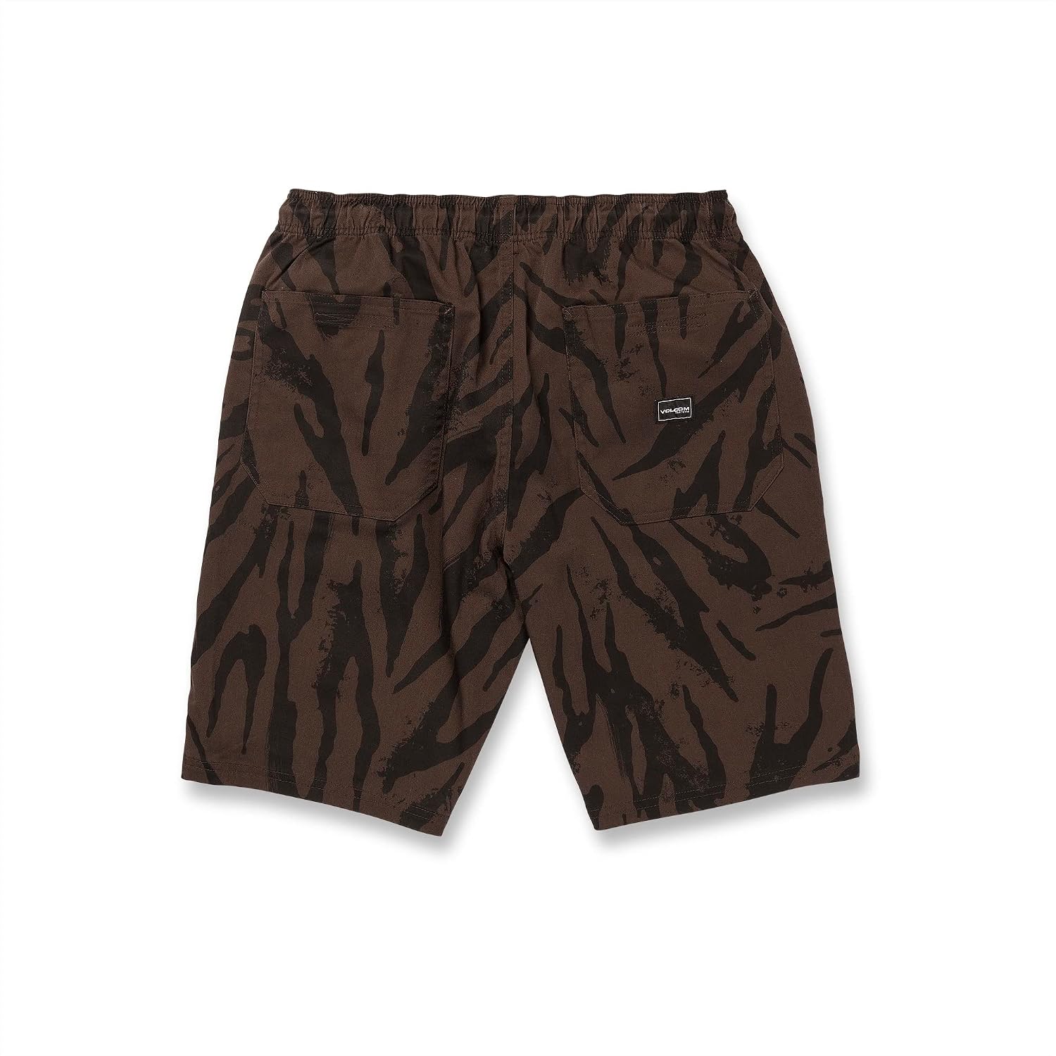 Volcom Men's Steppen Ew 17" Elastic Waist Short Dark Brown