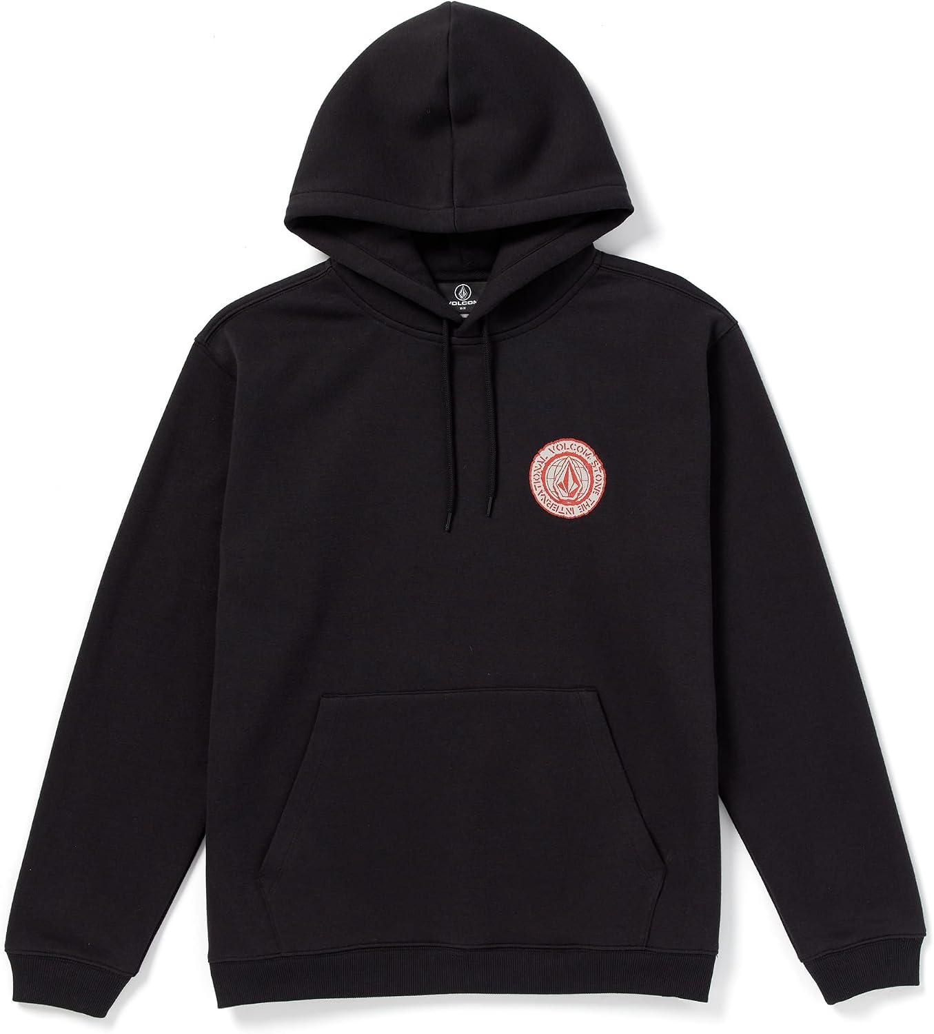 Volcom Men's Volstoned Hoodie Fleece Sweatshirt Black Stone