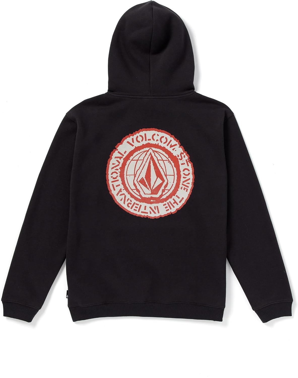 Volcom Men's Volstoned Hoodie Fleece Sweatshirt Black Stone