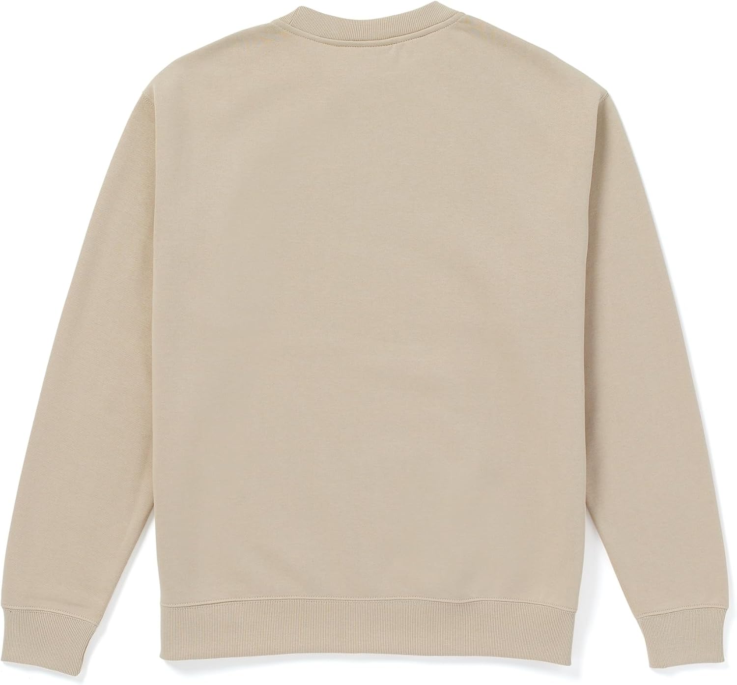 Volcom mens Roundabout Crew Fleece Sweatshirt – Soft Midweight Pullover Ribbed Cuffs Light Khaki