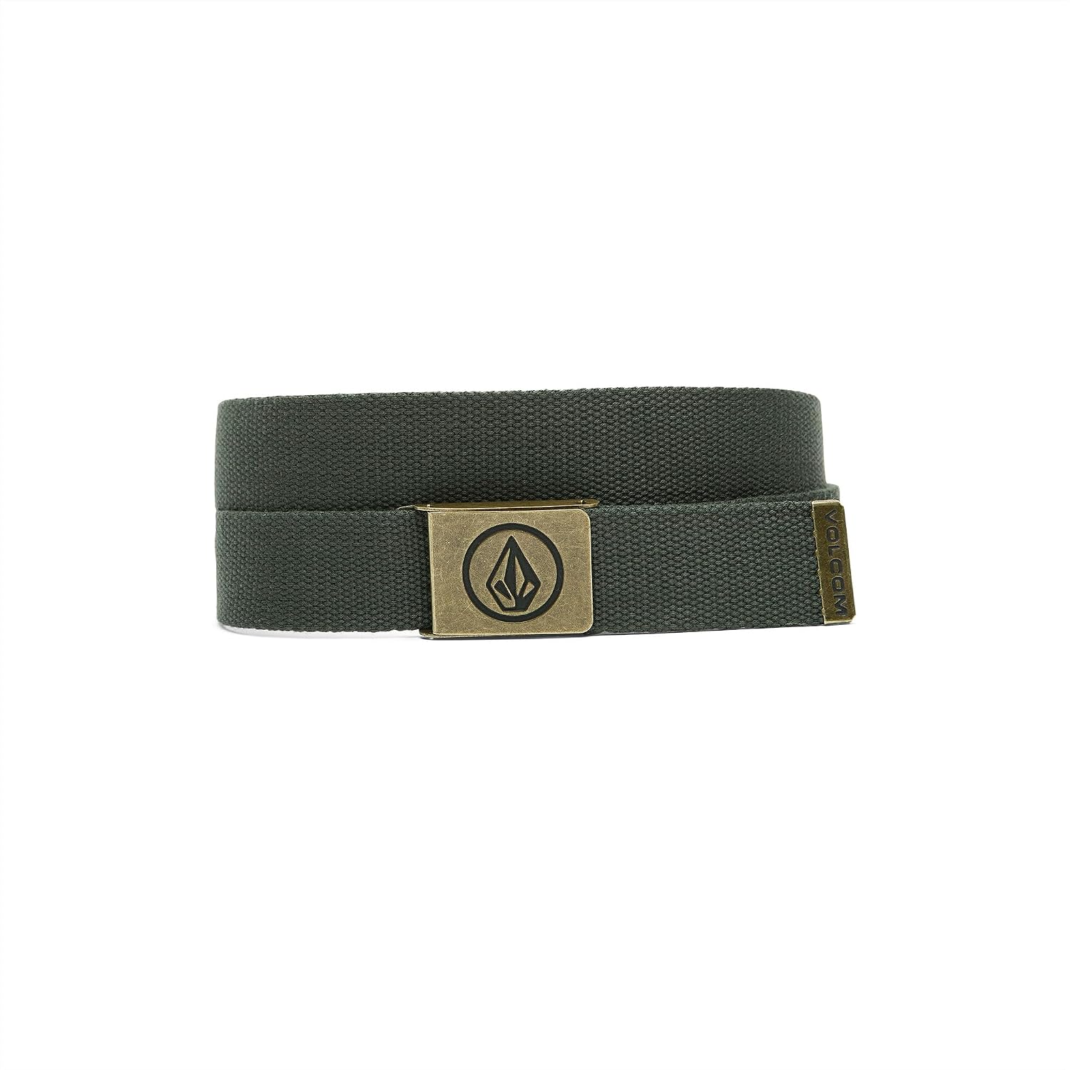 Volcom Men's Circle Web Belt Squadron Green