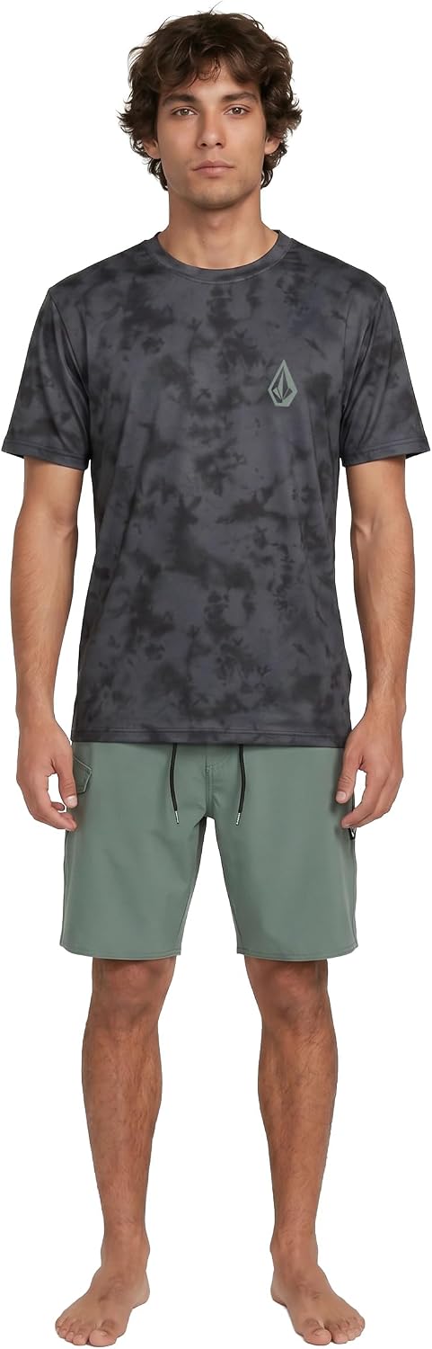 Volcom Deadly Stones Short Sleeve Rashguard Stealth