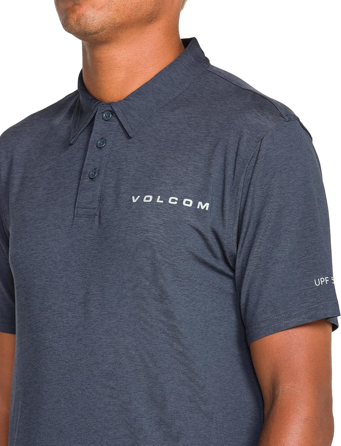 Volcom Men's Wowzer Hazard Performance Golf Polo Dark Slate