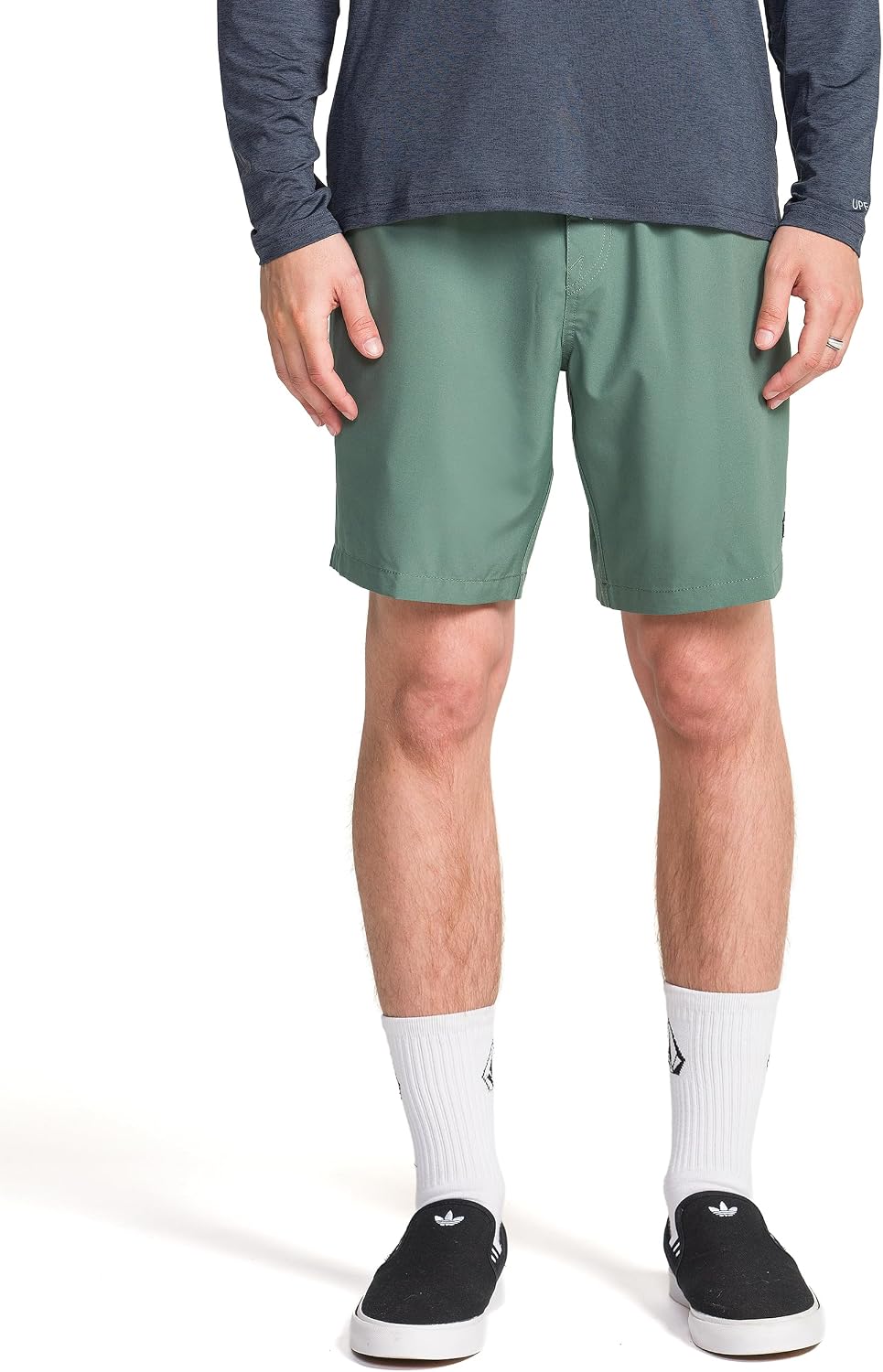 Volcom Men's Steppen Ew 17" Elastic Waist Short Dark Forest