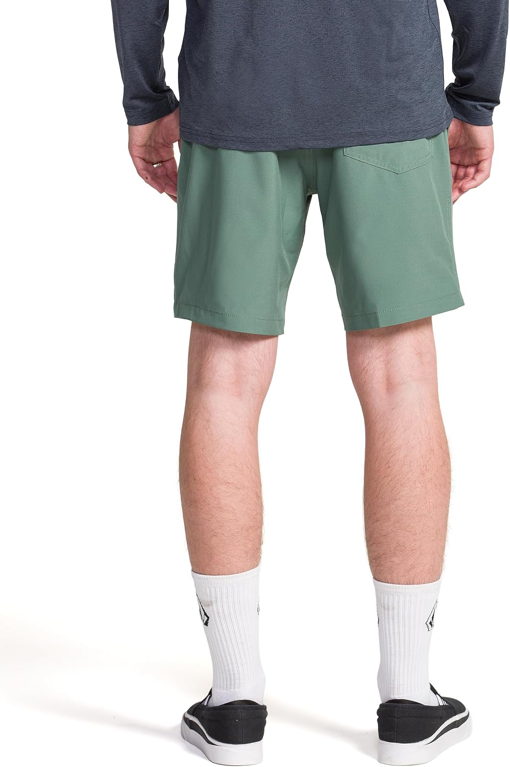 Volcom Men's Steppen Ew 17" Elastic Waist Short Dark Forest