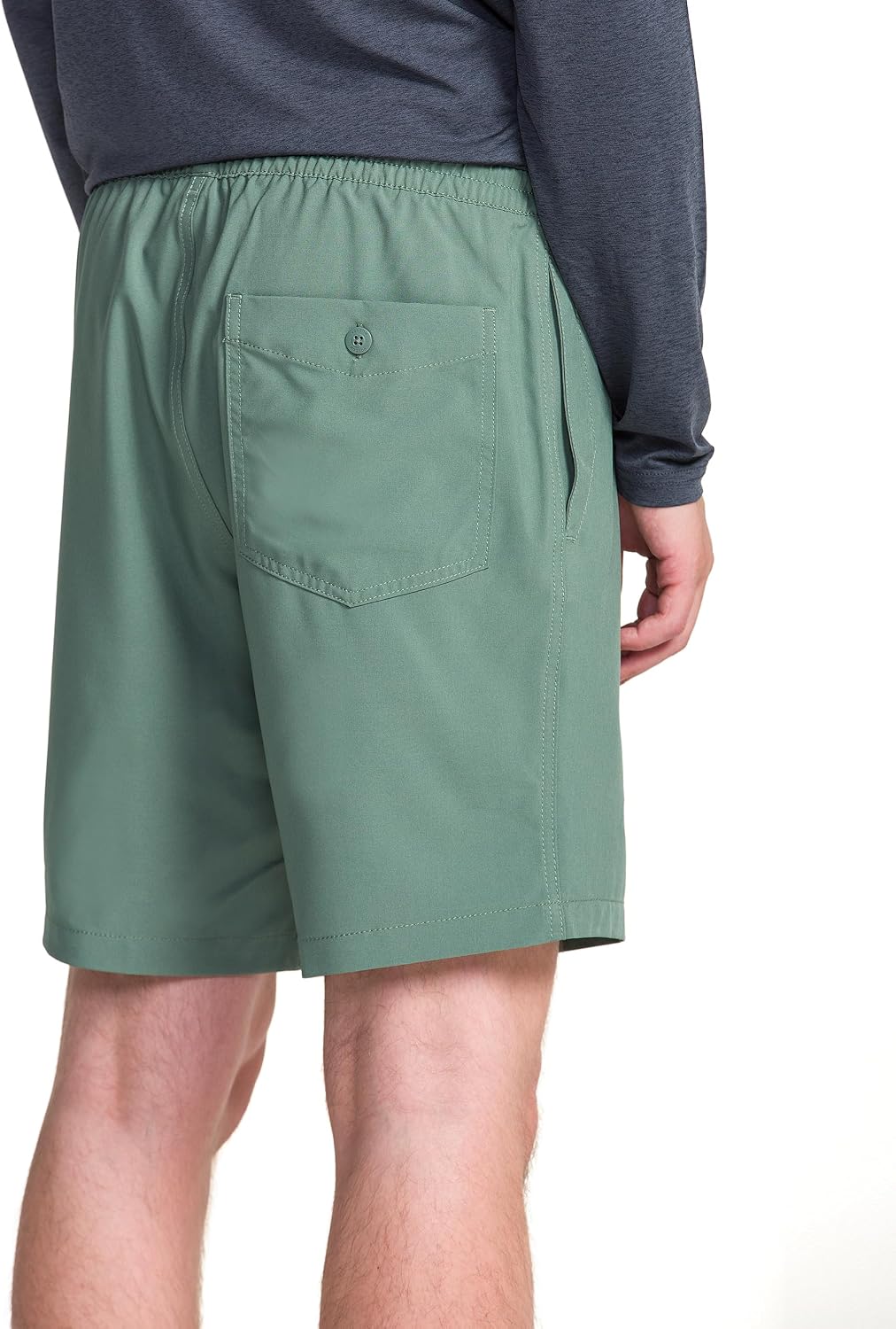 Volcom Men's Steppen Ew 17" Elastic Waist Short Dark Forest
