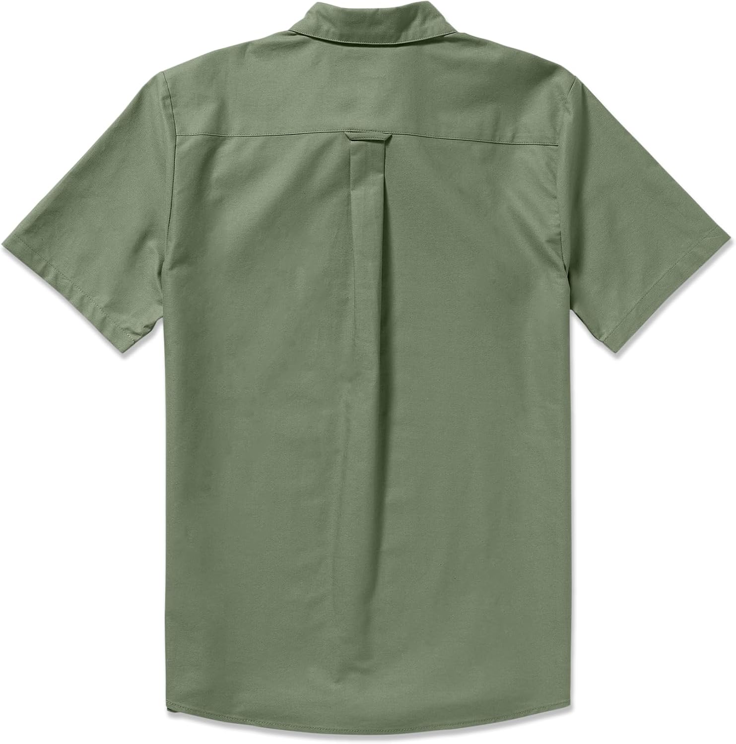Volcom Men's Everett Oxford Short Sleeve Button Down Woven Shirt Light Olive