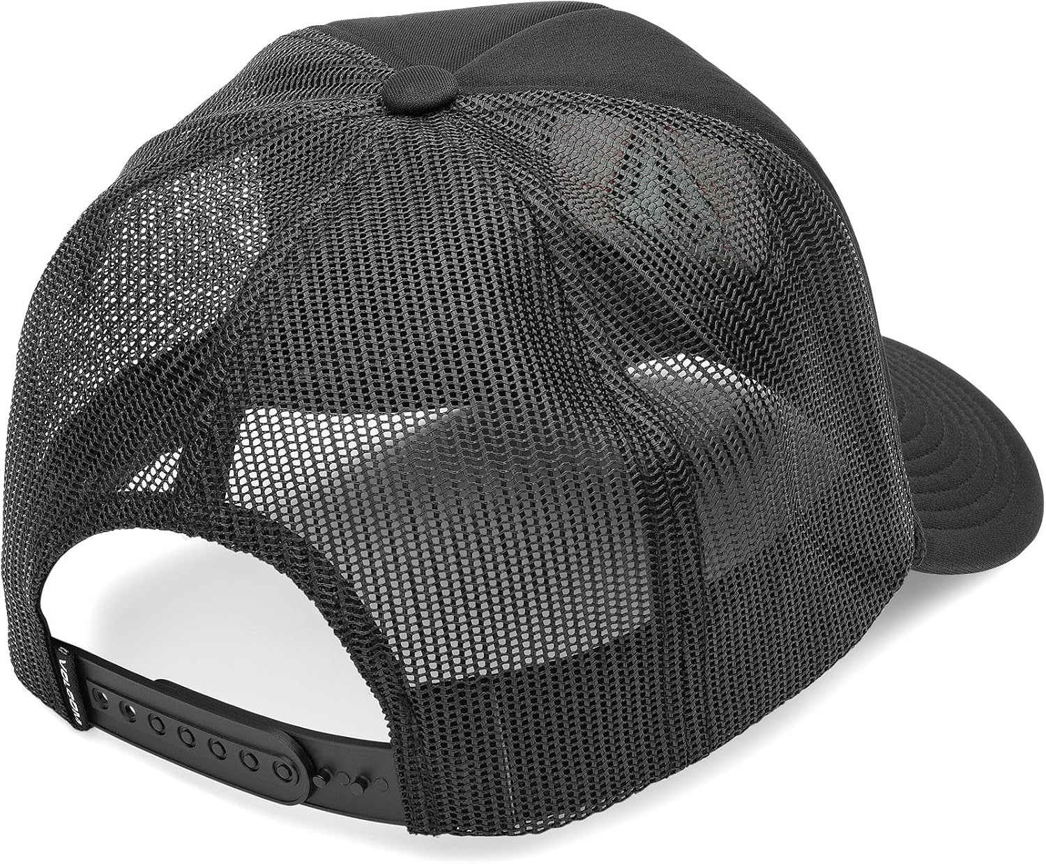 Volcom Men's Mesh Trucker Hat - Adjustable Snapback Cap, Breathable Structured Front Panel Orange