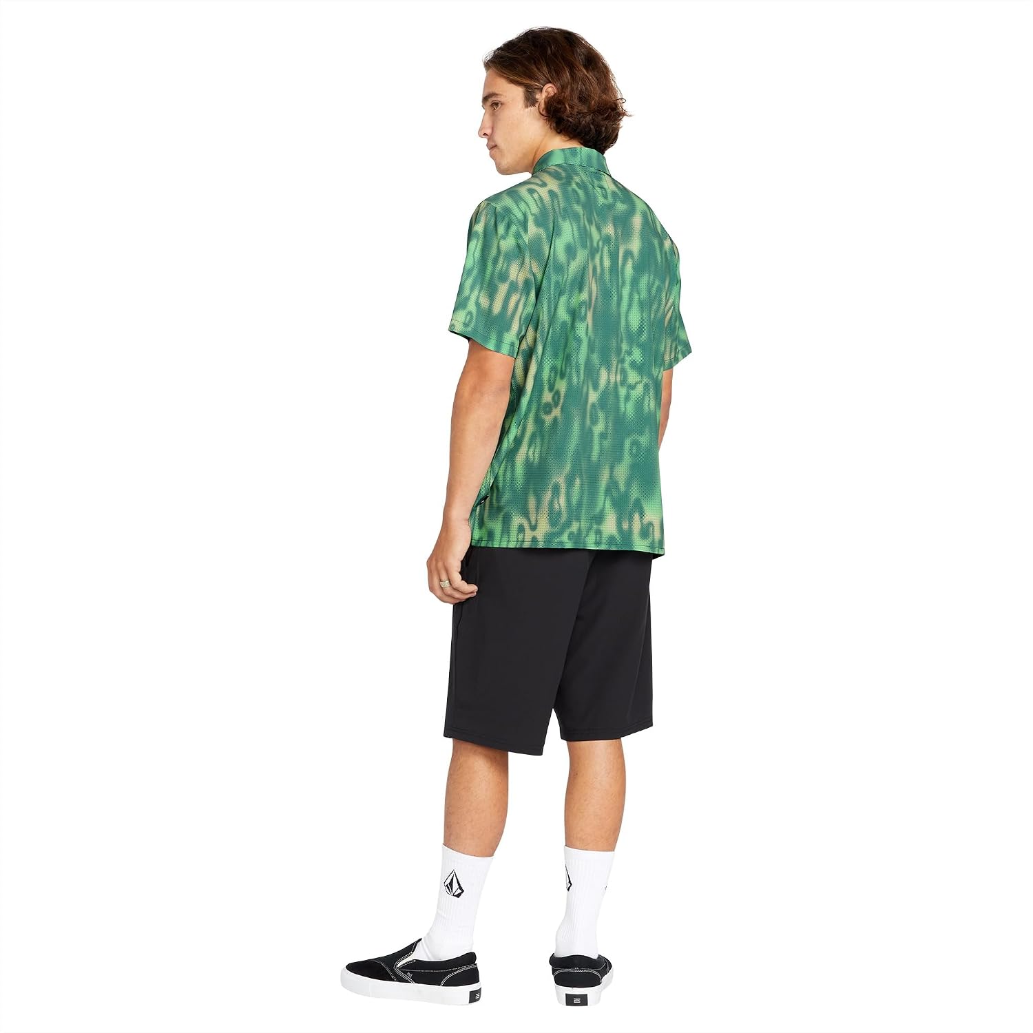 Volcom Men's Regular Frickin Cross Shred 20" Hybrid Water Repellent Short Black