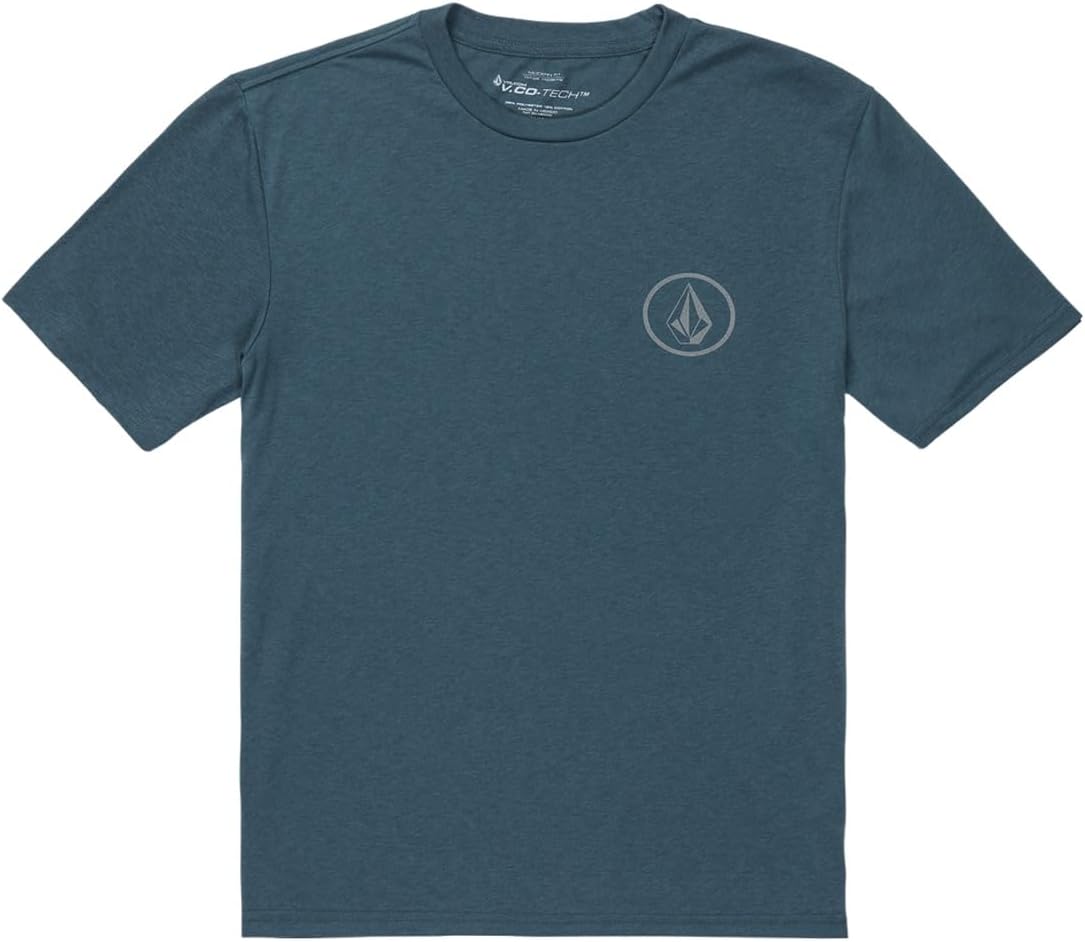 Volcom Men's Stone Tech Short Sleeve Quick Drying Tee Stargazer