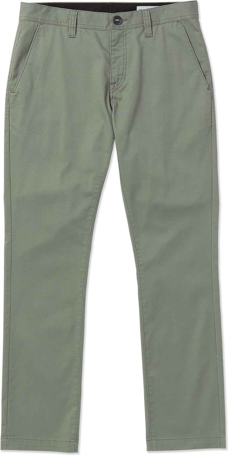 Volcom Men's Frickin Slim Chino Pant Agave
