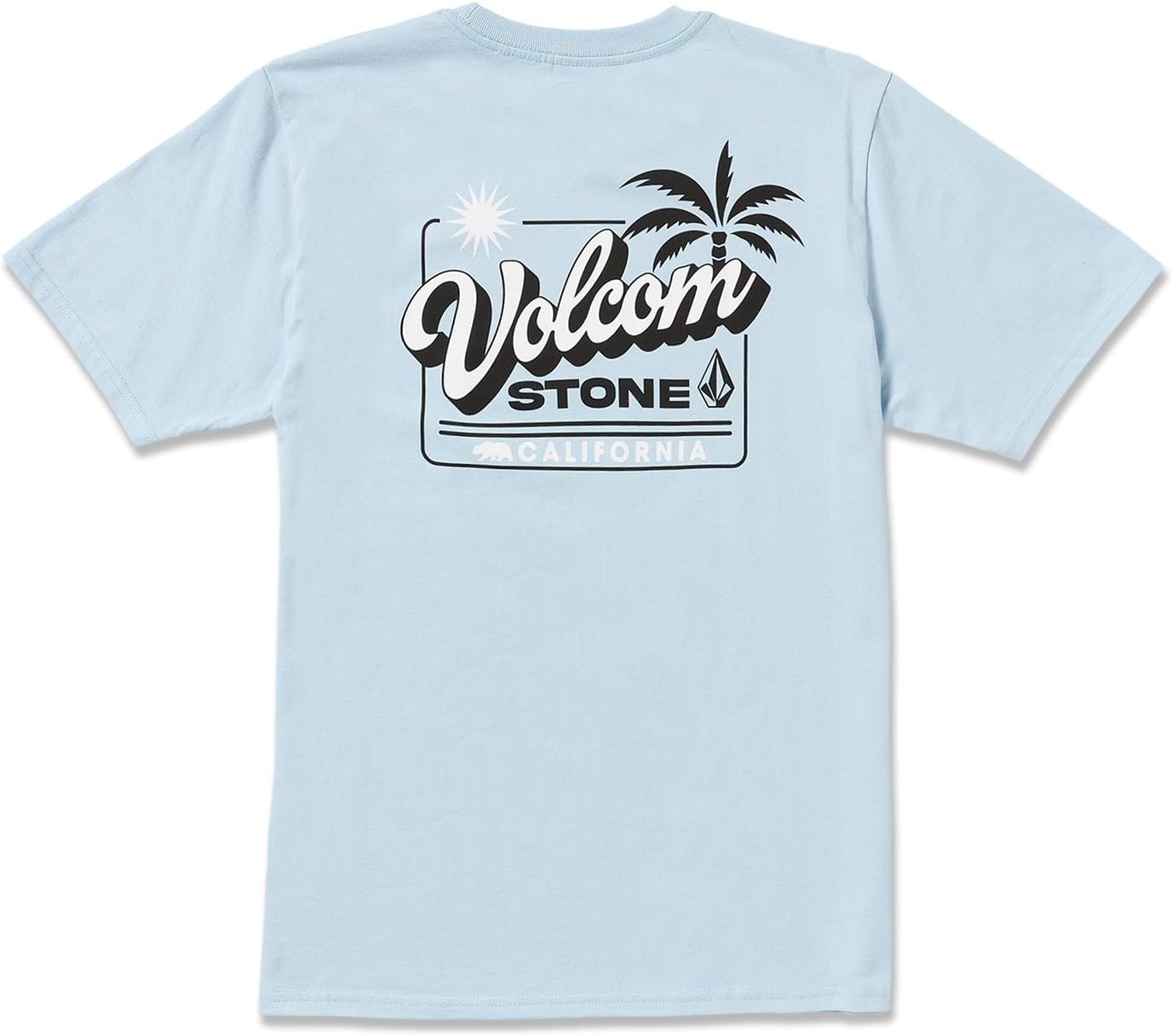 Volcom Men's California Dreaming Short Sleeve Tee Carolina Blue