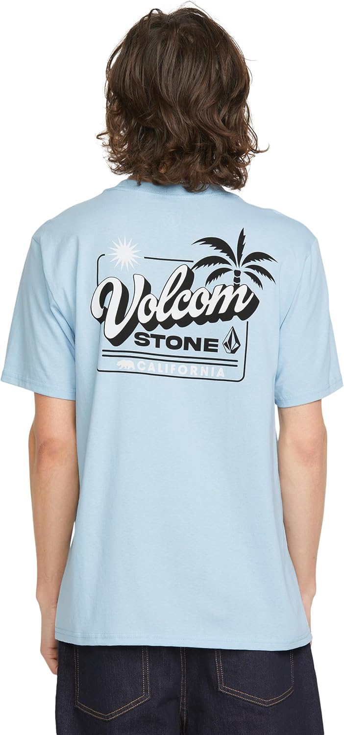 Volcom Men's California Dreaming Short Sleeve Tee Carolina Blue