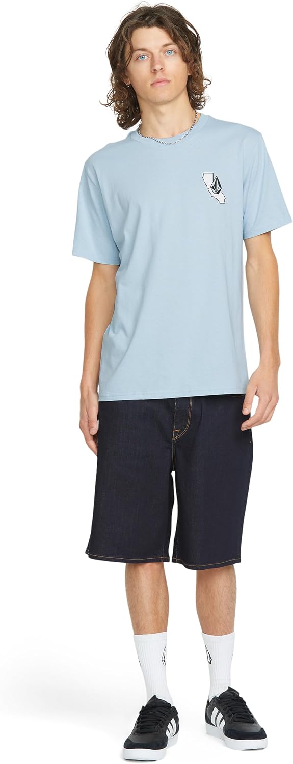 Volcom Men's California Dreaming Short Sleeve Tee Carolina Blue