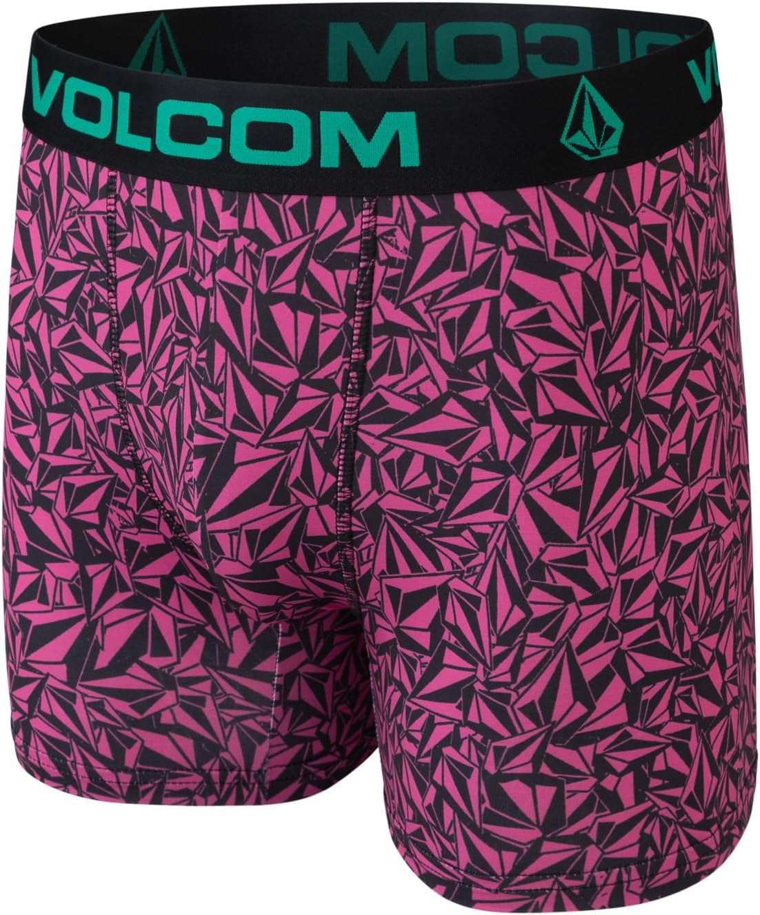 Volcom Mens Boxer Briefs 5 Pack Poly Spandex Performance Boxer Briefs Underwear PurpleBlackNavyHeatherBlack