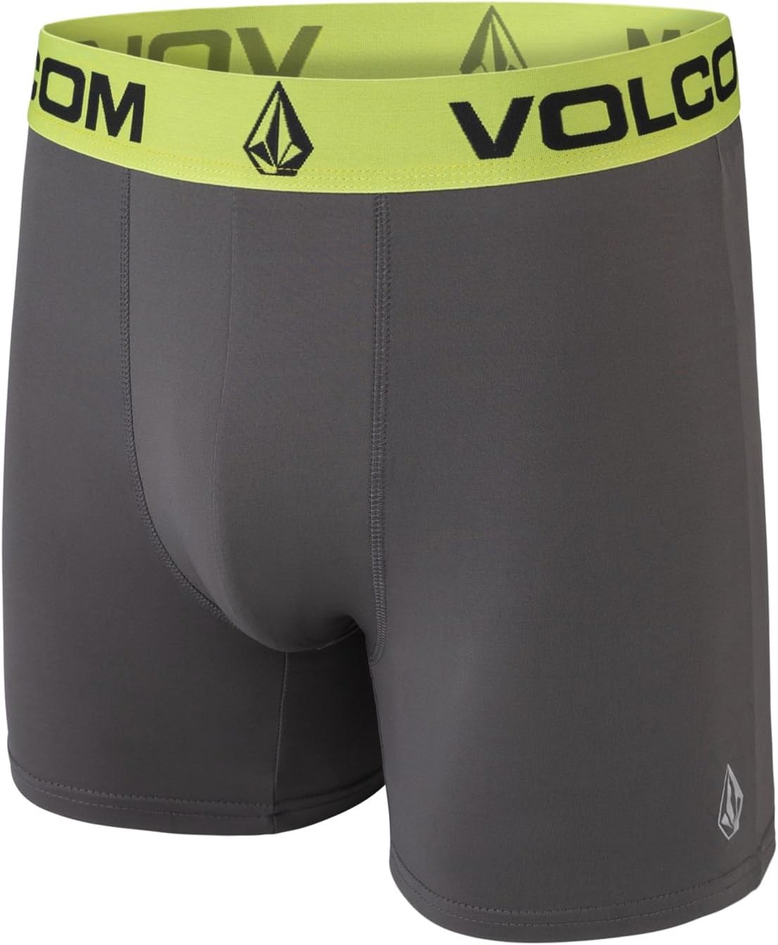 Volcom Mens Boxer Briefs 5 Pack Poly Spandex Performance Boxer Briefs Underwear PurpleBlackNavyHeatherBlack