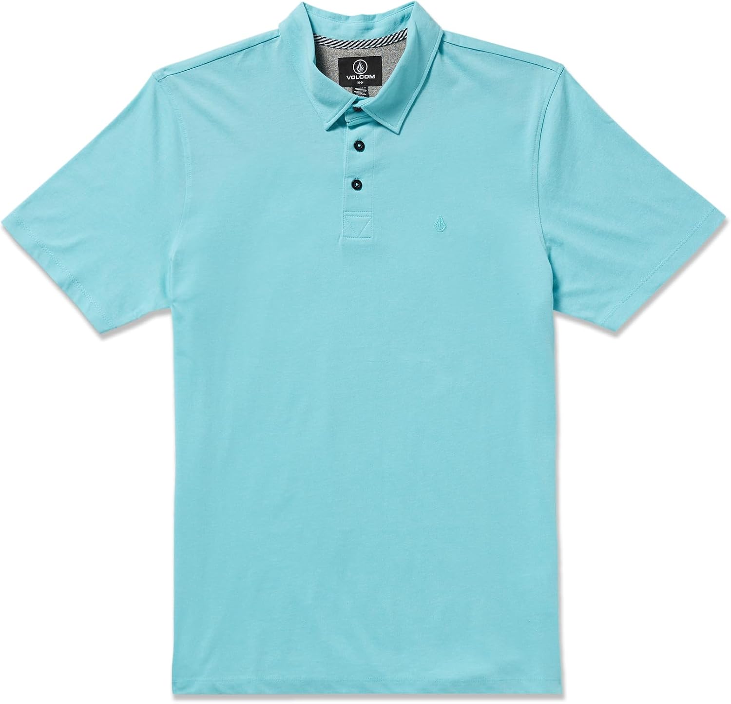 Volcom Men's Wowzer Modern Fit Short Sleeve Polo Shirt Poolside