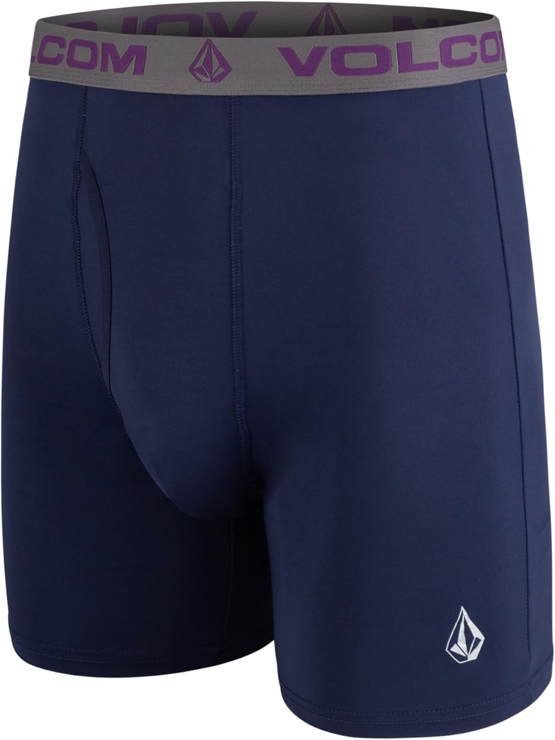 Volcom Mens Boxer Briefs Poly Spandex Performance Boxer Briefs Underwear NavyNavyBlackBlue