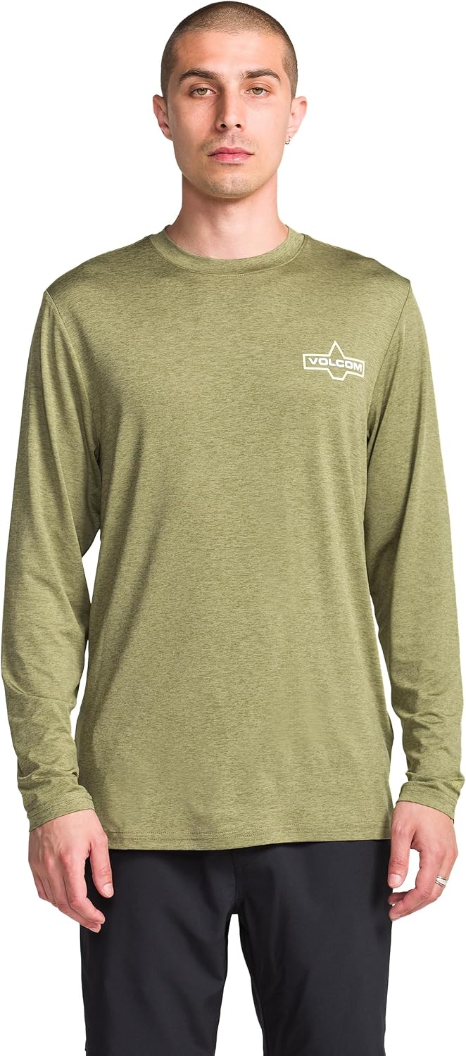 Volcom Taunt Loose Fit Long Sleeve Rashguard Wintermoss