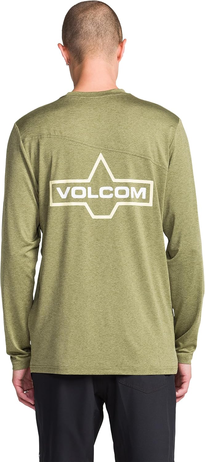 Volcom Taunt Loose Fit Long Sleeve Rashguard Wintermoss