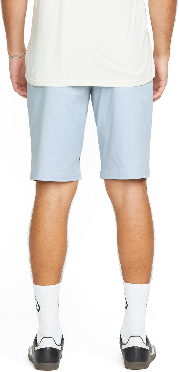 Volcom Men's Modern Fit 21" Chino Short Carolina Blue