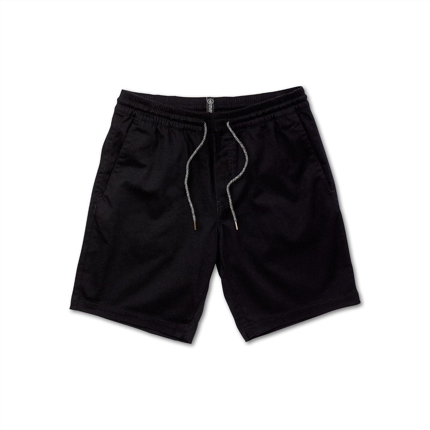 Volcom Men's Frickin Elastic Waist 19" Chino Short Black