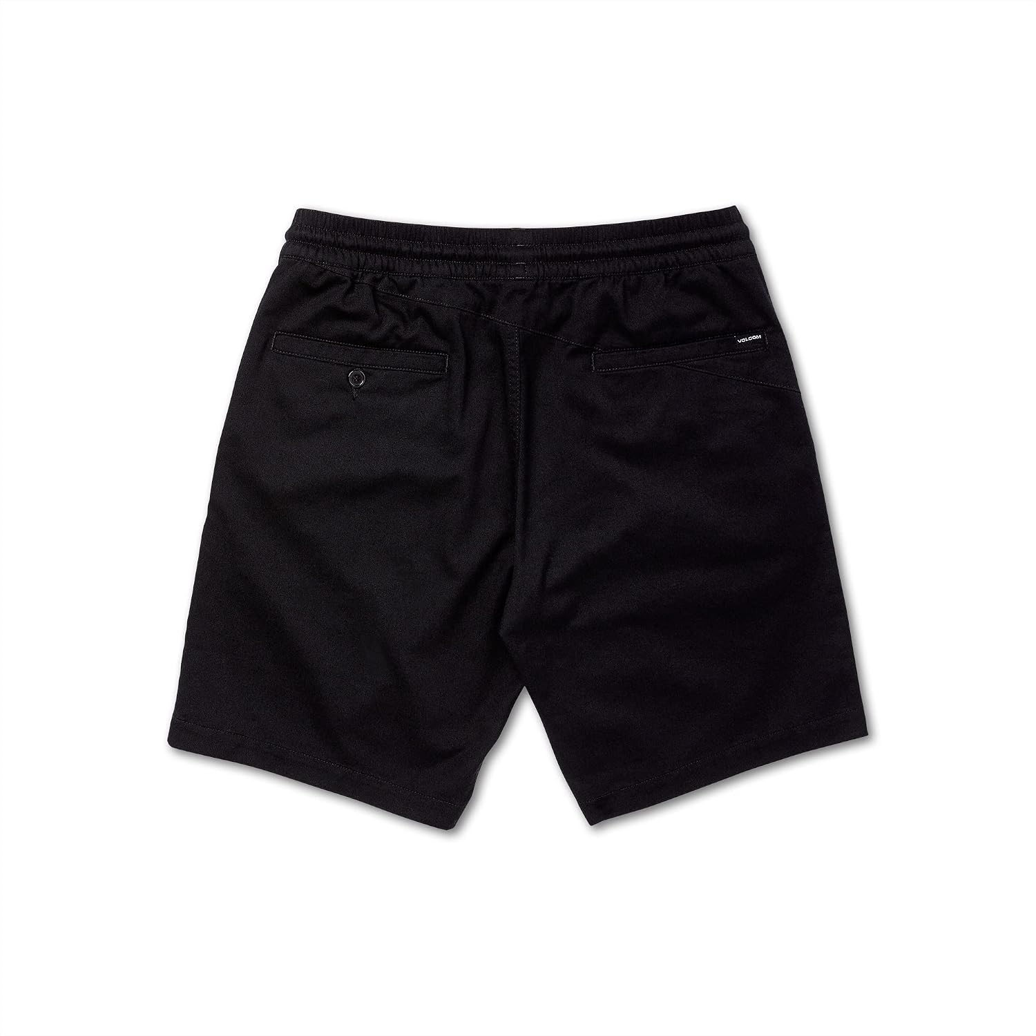 Volcom Men's Frickin Elastic Waist 19" Chino Short Black