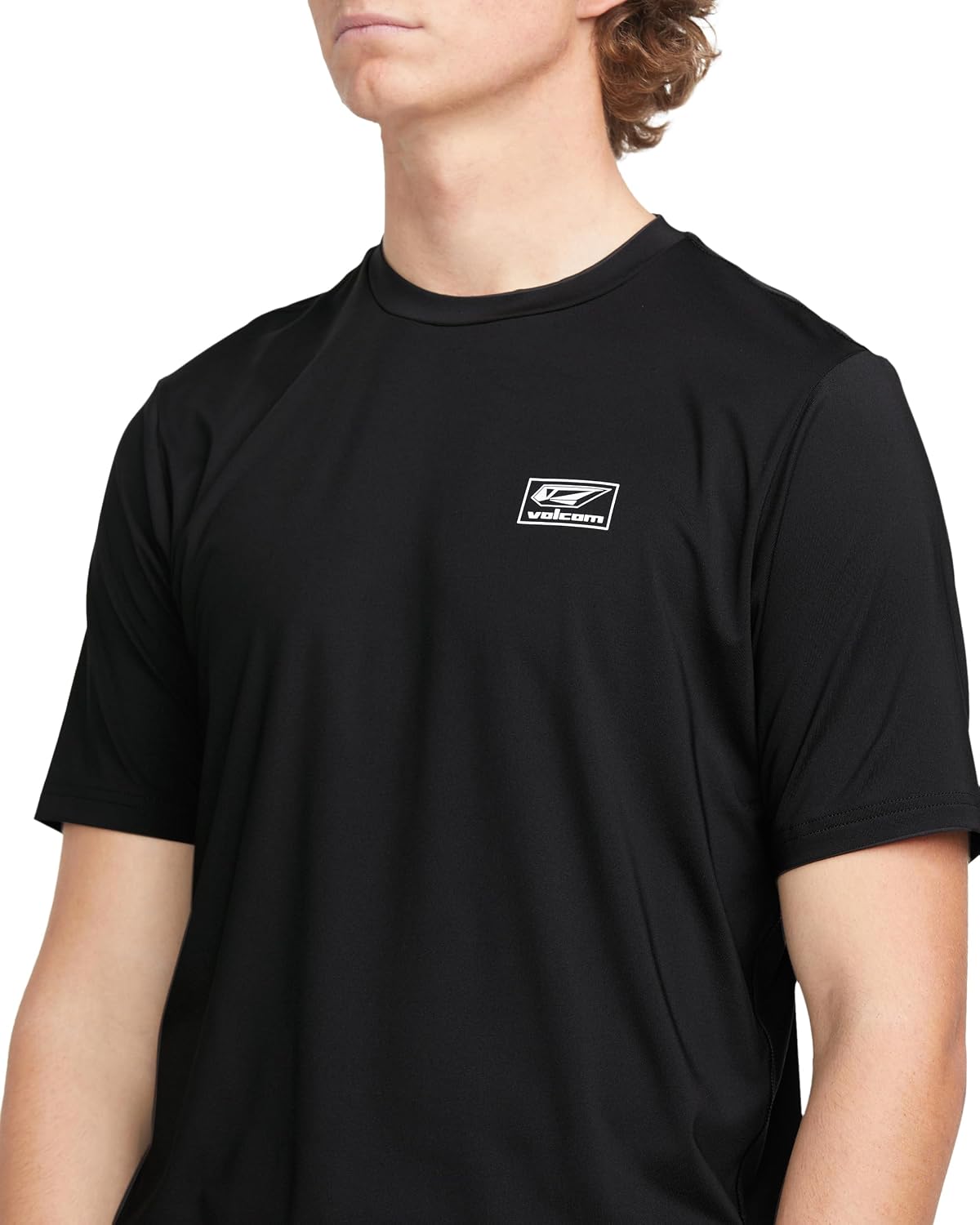 Volcom Deadly Stones Short Sleeve Rashguard Black Modstone