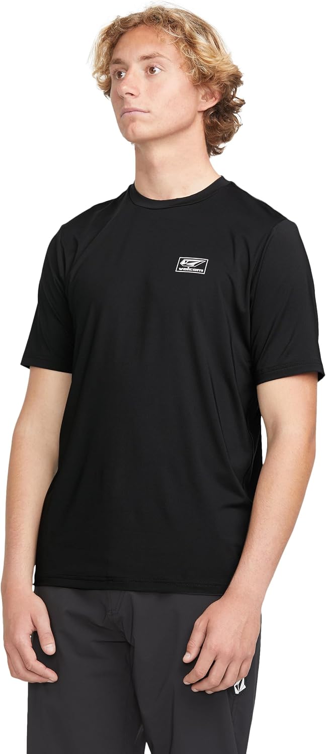 Volcom Deadly Stones Short Sleeve Rashguard Black Modstone