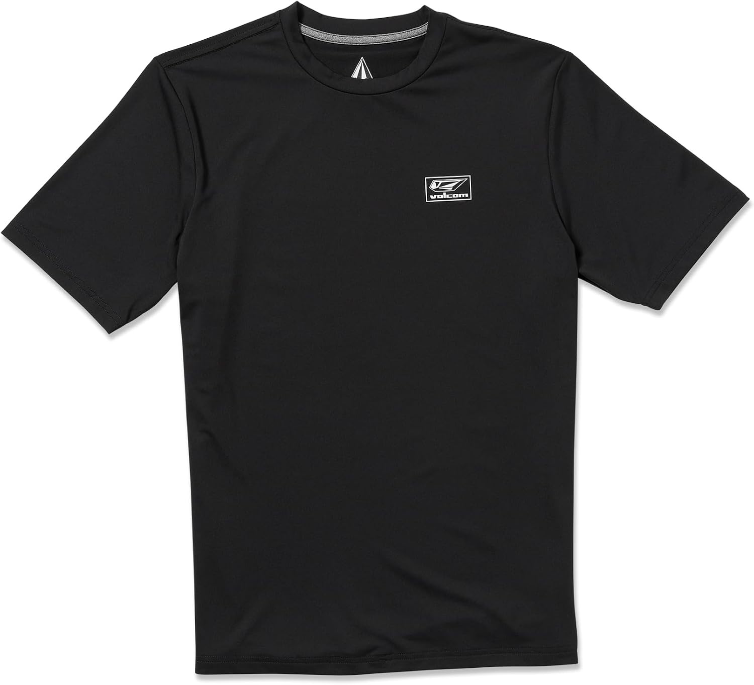 Volcom Deadly Stones Short Sleeve Rashguard Black Modstone