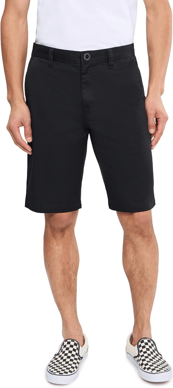 Volcom Men's Modern Fit 21" Chino Short Black